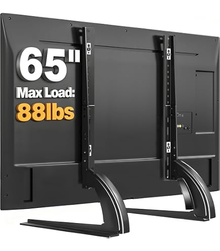 Amazon | TCL Rokuテレビスタンド用テレビ脚 28インチ~55インチ 65
